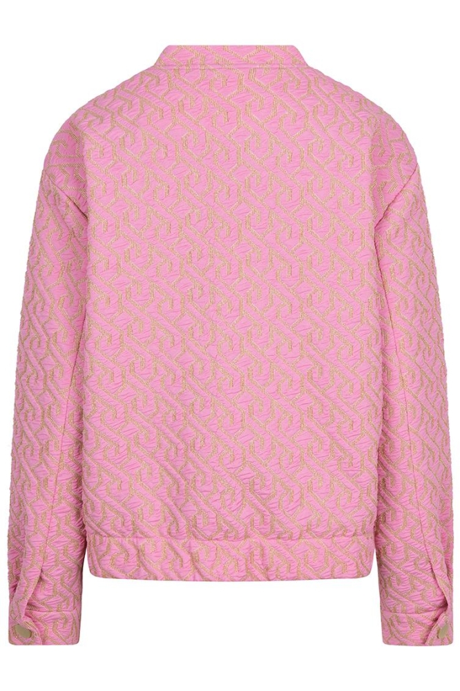 JACKET BOMBER JACQUARD SP25 19020 420 rose